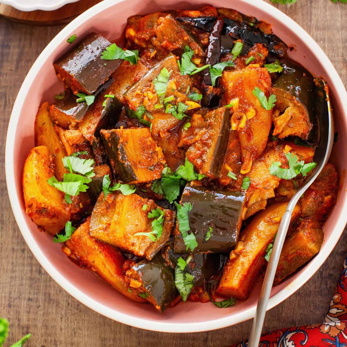 aloo-baingan