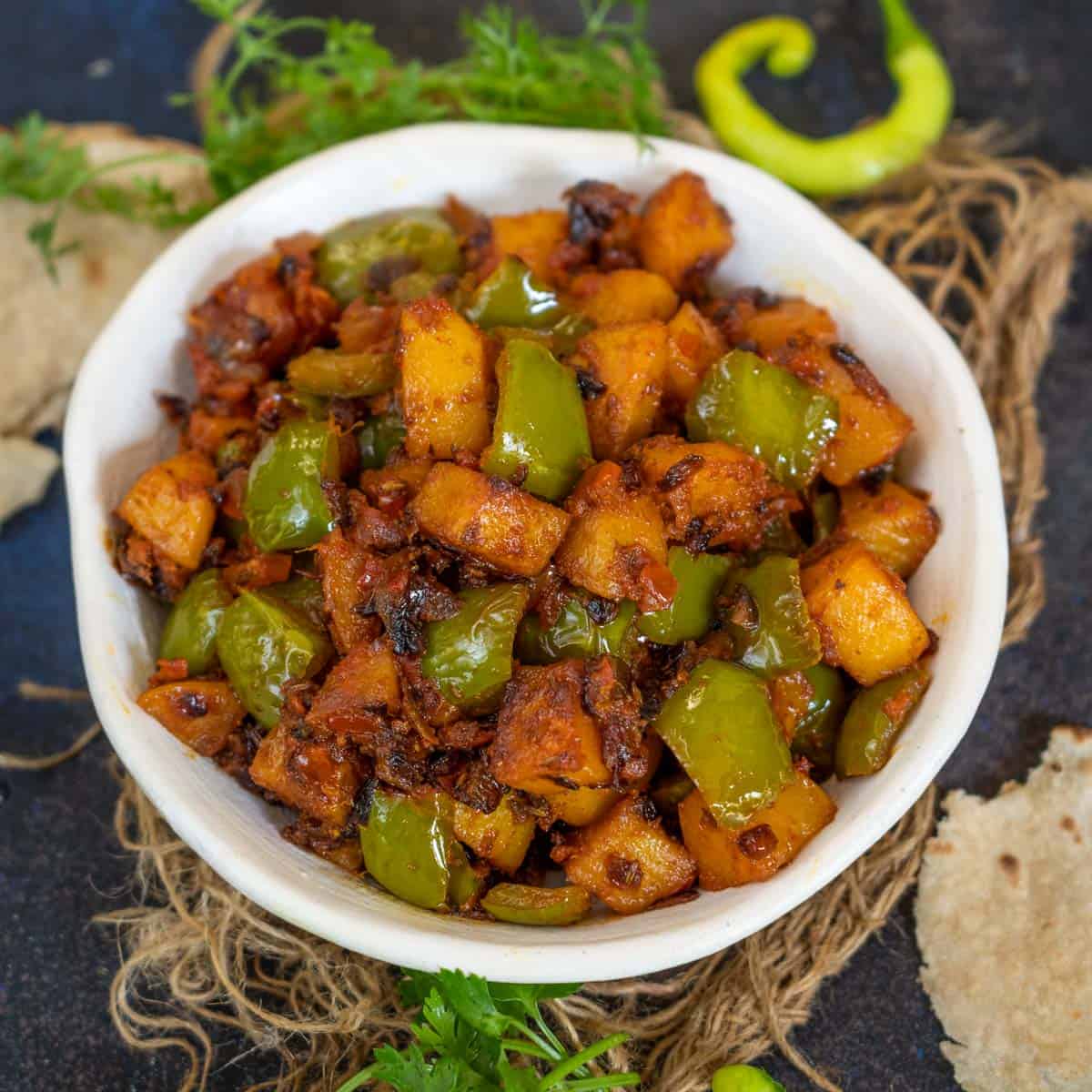 aloo-capsicum