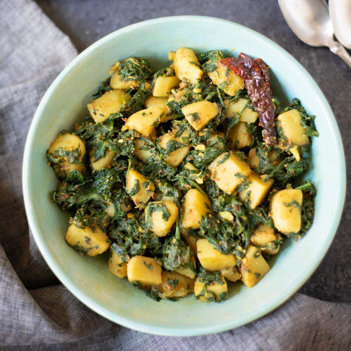 aloo-palak